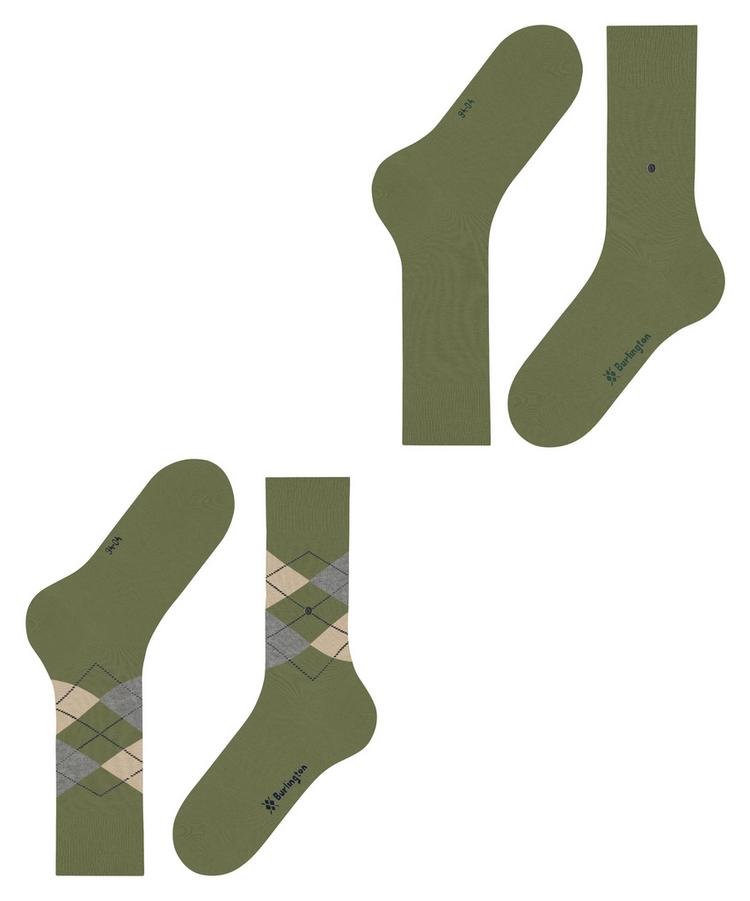 Burlington Burlington Everyday Mix SO 2-Pack Socken Herren - salvia (7472) - 2 | SportScheck