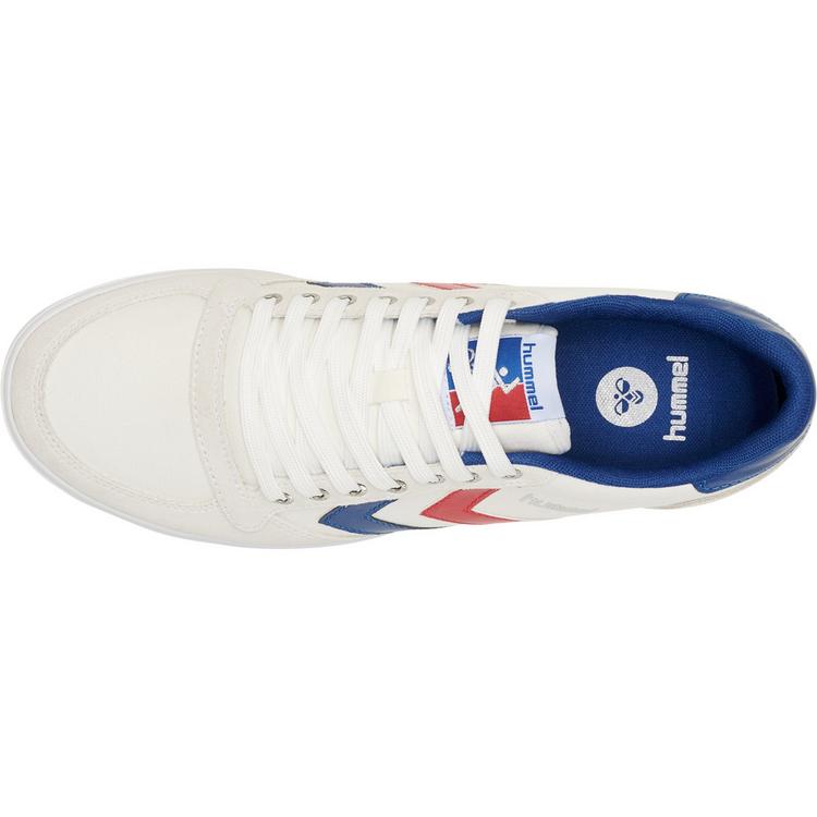 hummel hummel HUMMEL SLIMMER STADIL LOW Sneaker - WHITE/BLUE/RED/GUM - 4 | SportScheck