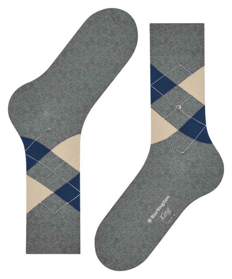 Burlington Burlington King Socken Herren - light grey mel. (3393) - 2 | SportScheck