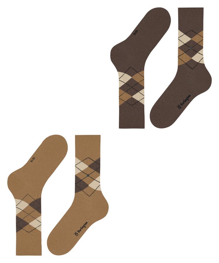 Burlington Burlington Everyday Argyle SO 2-Pack Socken Herren - brown sugar (5152) - 2 | SportScheck