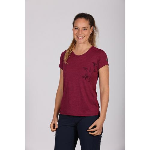 Rückansicht von Maul Sport Bony II fresh Funktionsshirt Damen Bordeaux