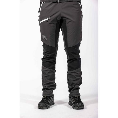 Rückansicht von Maul Sport Wendelstein Softshellhose Herren Dunkelgrau