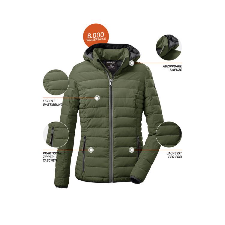 G.I.G.A. DX by killtec G.I.G.A. DX by killtec Ventoso WMN Outdoorjacke Damen - Tannengr&uuml;n - 1 | SportScheck