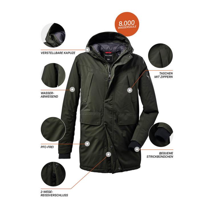KILLTEC KILLTEC KOW 115 Funktionsjacke Herren - Schiefer - 3 | SportScheck