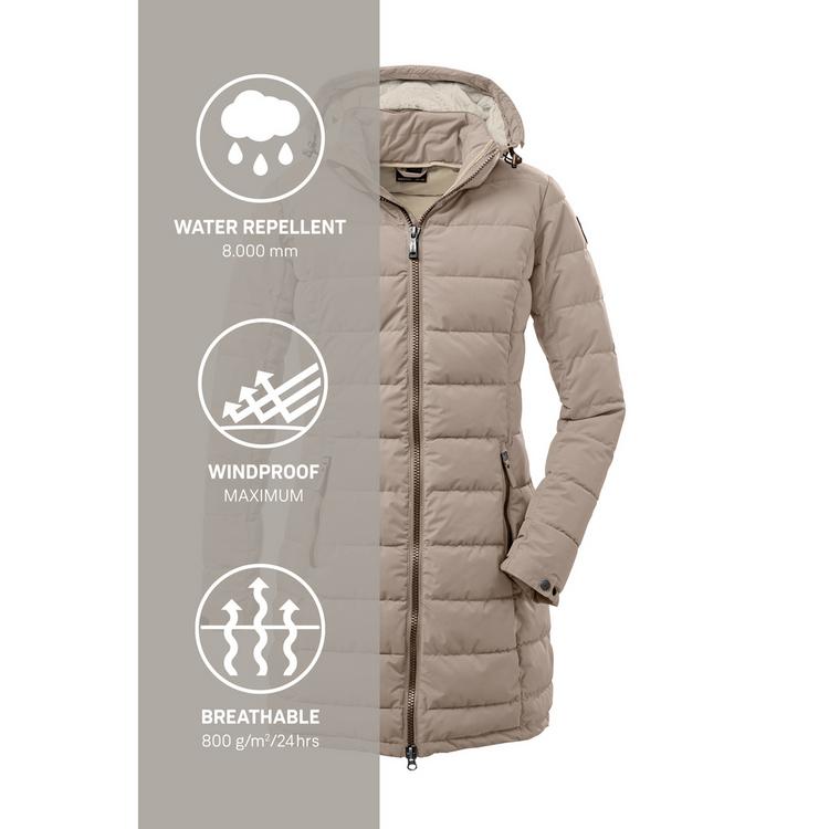 G.I.G.A. DX by killtec G.I.G.A. DX by killtec GW 13 Funktionsmantel Damen - Beige - 4 | SportScheck