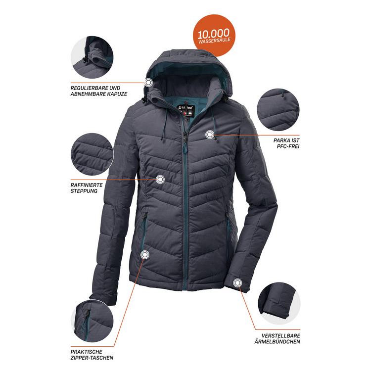 KILLTEC KILLTEC KOW 149 Softshelljacke Damen - Marine - 3 | SportScheck