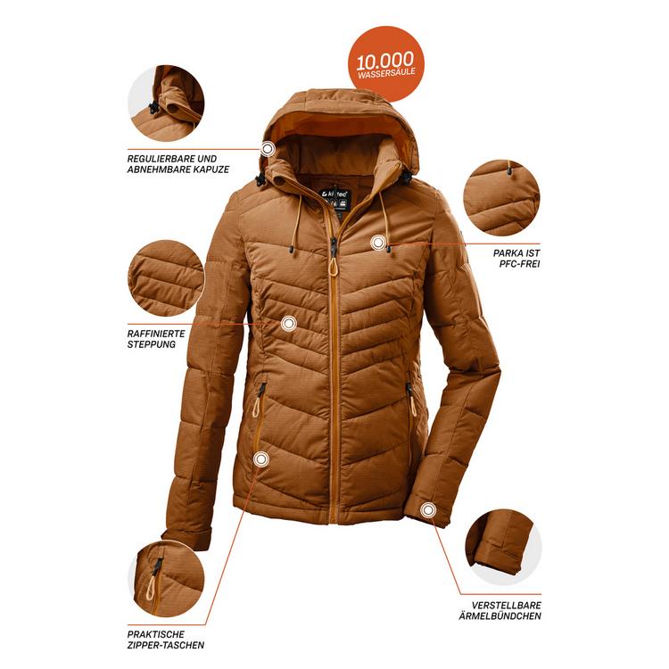 KILLTEC KILLTEC KOW 149 Softshelljacke Damen - Cognac - 2 | SportScheck