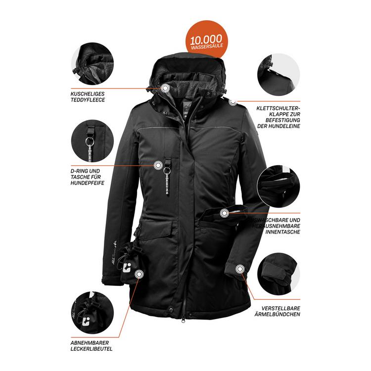 KILLTEC KILLTEC Ostfold Softshelljacke Damen - Schwarz012 - 1 | SportScheck