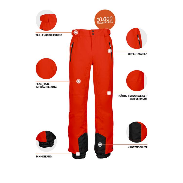 KILLTEC KILLTEC KSW 80 Skihose Herren - Dunkelorange511 - 3 | SportScheck