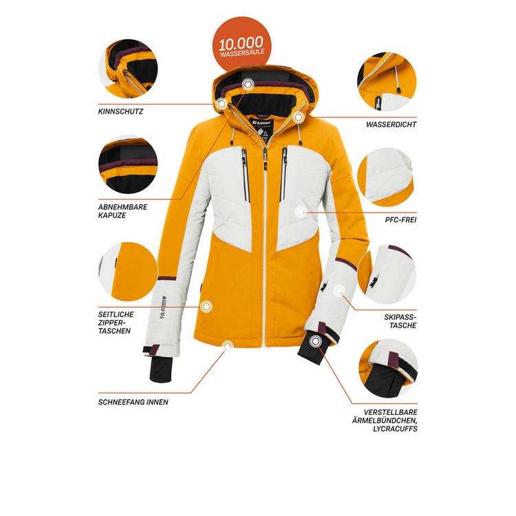 KILLTEC KILLTEC KSW 87 Skijacke Damen - Gelb7010 - 3 | SportScheck