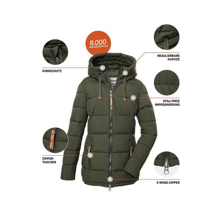 G.I.G.A. DX by killtec G.I.G.A. DX by killtec GW 12 Softshelljacke Damen - Dunkeloliv111 - 1 | SportScheck