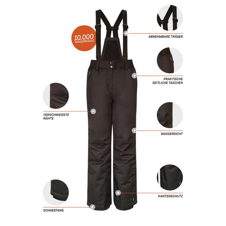 KILLTEC KILLTEC Vitalya Jr Skihose M&auml;dchen - Schwarz - 2 | SportScheck