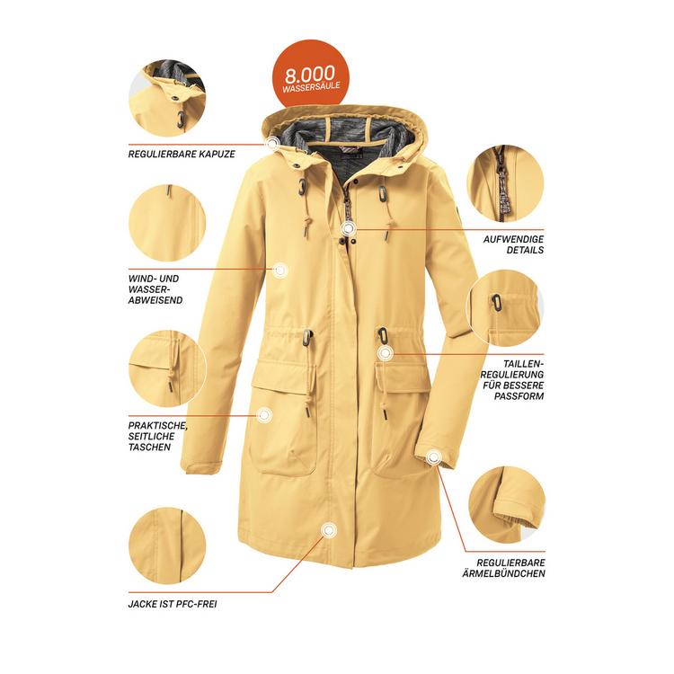 G.I.G.A. DX by killtec G.I.G.A. DX by killtec GS 99 Funktionsmantel Damen - Gelb - 1 | SportScheck