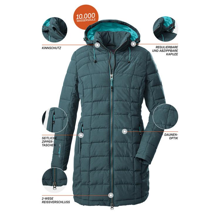 KILLTEC KILLTEC Skane Funktionsjacke Damen - Dunkelgrau032 - 1 | SportScheck