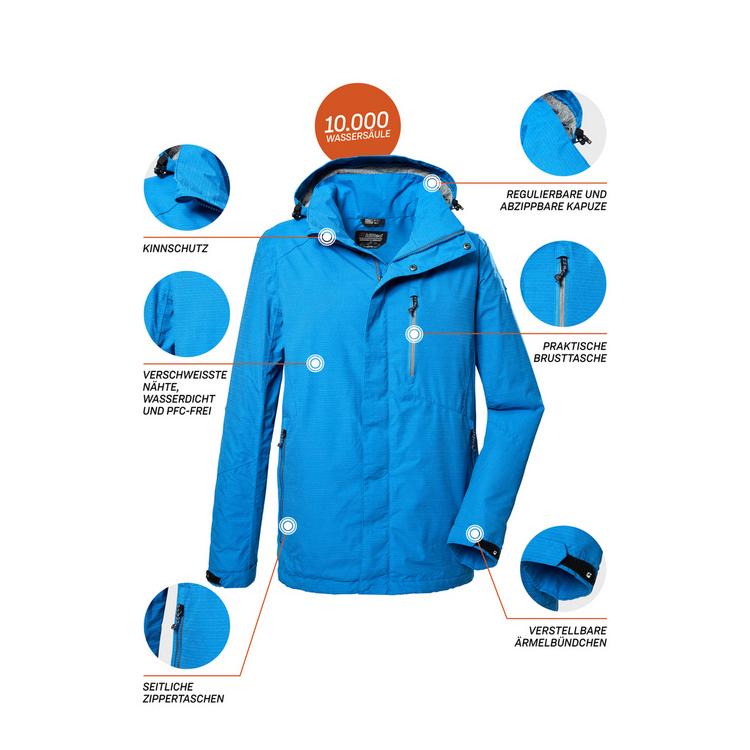 KILLTEC KILLTEC KOS 256 Funktionsjacke Herren - Royal Blau311 - 3 | SportScheck