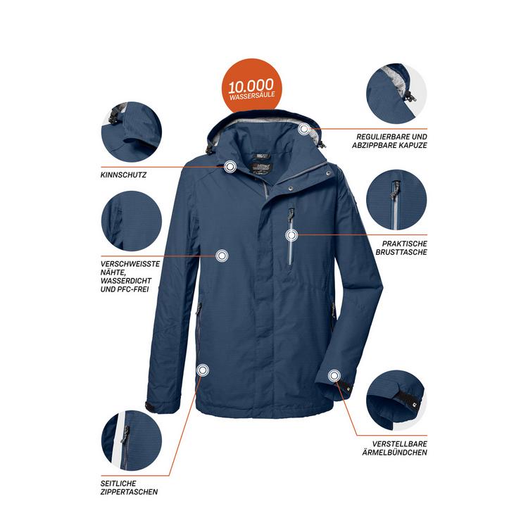 KILLTEC KILLTEC KOS 256 Funktionsjacke Herren - Blau3042 - 3 | SportScheck