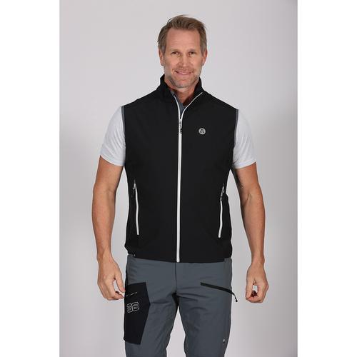 Rückansicht von Maul Sport Achensee Outdoorweste Herren Dunkelgrau0317