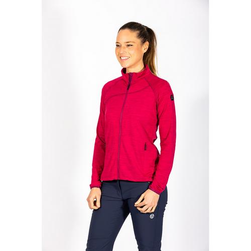 Rückansicht von Maul Sport Fockenstein 2XT Fleecejacke Damen Lila464