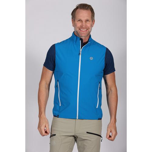 Rückansicht von Maul Sport Achensee Outdoorweste Herren Blau3064