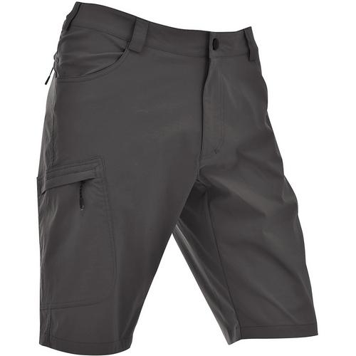 Rückansicht von Maul Sport Alberta XT Funktionsshorts Herren Dunkelgrau037