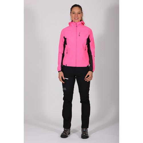Rückansicht von Maul Sport Wildbarren ultra Softshelljacke Damen Pink474