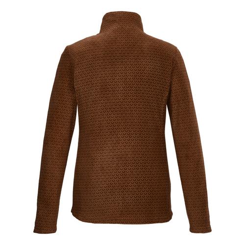 Rückansicht von KILLTEC KOW 106 WMN FLC JCKT Fleecejacke Damen Braun5915