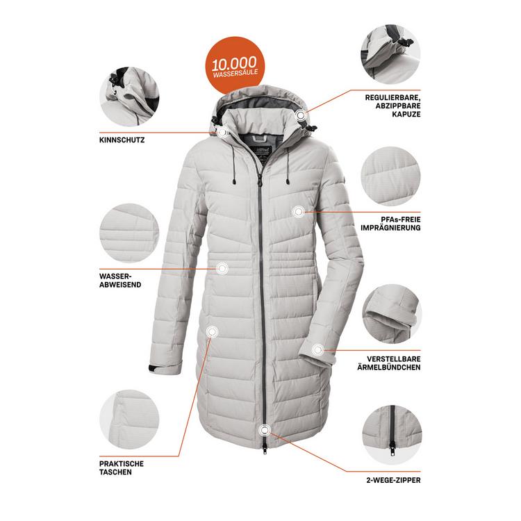 KILLTEC KILLTEC KOW 96 WMN QLTD CT Funktionsmantel Damen - Grau0615 - 3 | SportScheck