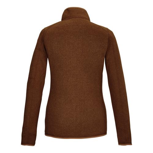 Rückansicht von KILLTEC KOW 111 WMN KNT FLC JCKT Fleecejacke Damen Braun5915