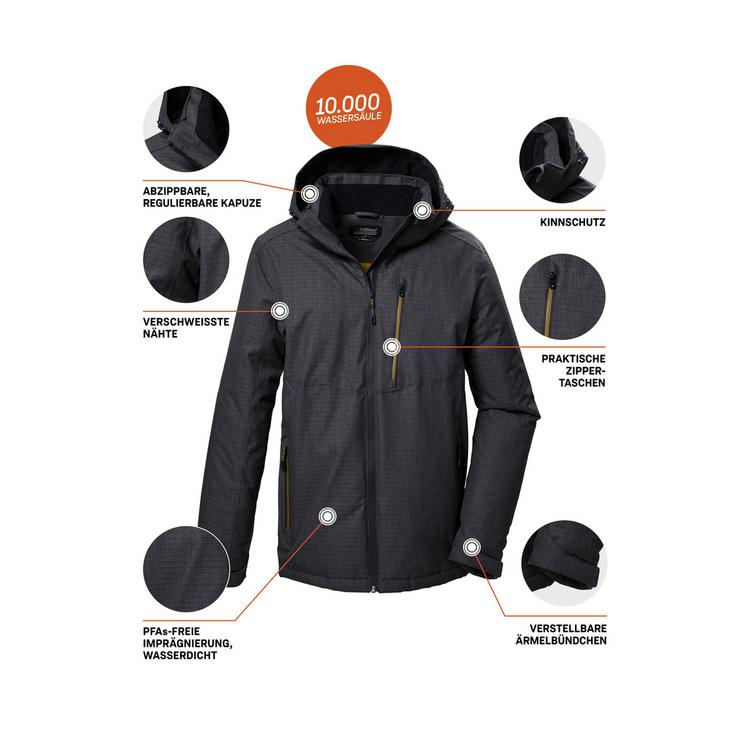 KILLTEC KILLTEC KOW 7 MN JCKT Funktionsjacke Herren - Grau0624 - 3 | SportScheck