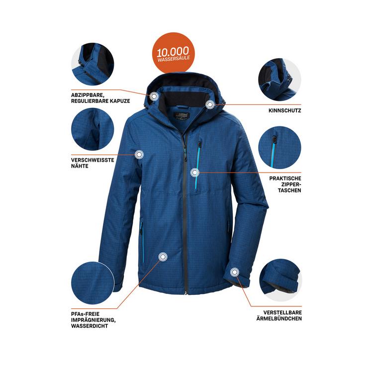KILLTEC KILLTEC KOW 7 MN JCKT Funktionsjacke Herren - Blau3042 - 4 | SportScheck