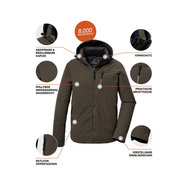 G.I.G.A. DX by killtec G.I.G.A. DX by killtec GW 64 MN JCKT Funktionsjacke Herren - Gr&uuml;n2052 - 3 | SportScheck