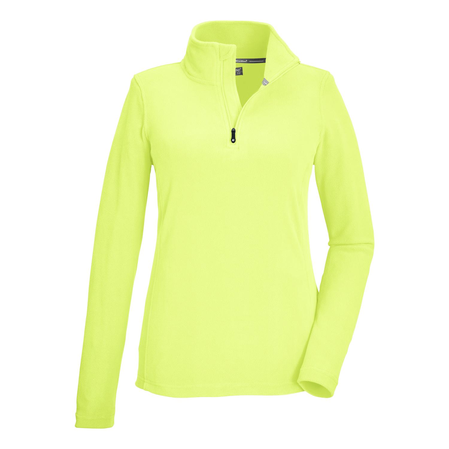 KILLTEC KSW 101 WMN FLC SHRT Langarmshirt Damen - Gr&uuml;n2038