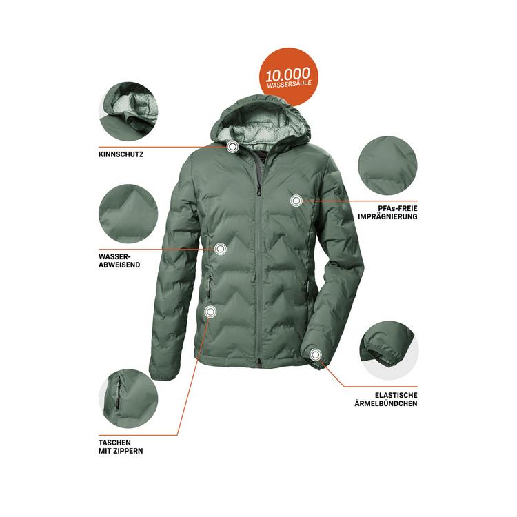 KILLTEC KILLTEC KOW 8 WMN QLTD JCKT Funktionsjacke Damen - Gr&uuml;n2048 - 3 | SportScheck
