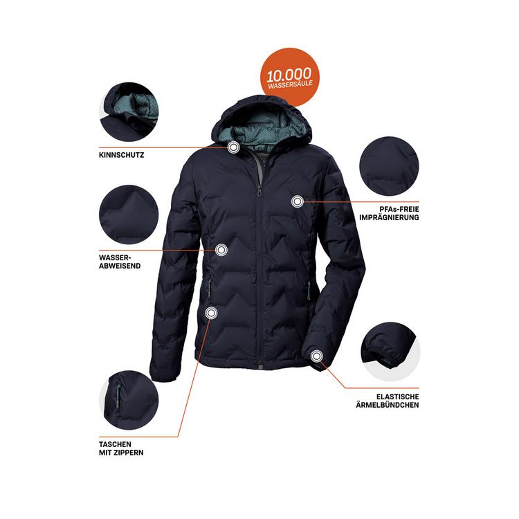 KILLTEC KILLTEC KOW 8 WMN QLTD JCKT Funktionsjacke Damen - Blau3044 - 3 | SportScheck