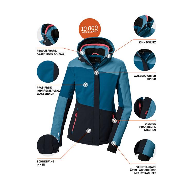 KILLTEC KILLTEC KSW 67 WMNJCKT Winterjacke Damen - Blau3048 - 4 | SportScheck
