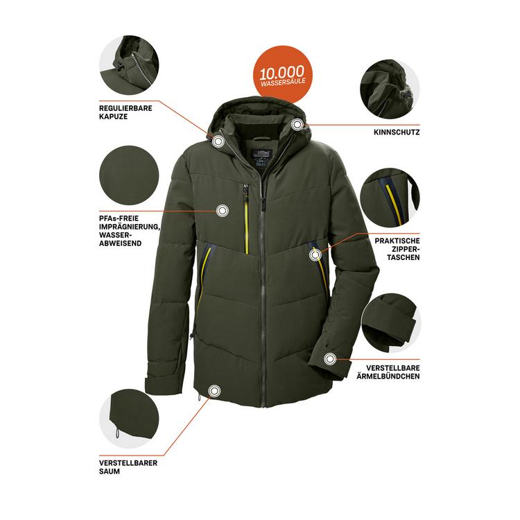 KILLTEC KILLTEC KOW 1 MN QLTD JCKT Funktionsjacke Herren - Gr&uuml;n201 - 3 | SportScheck