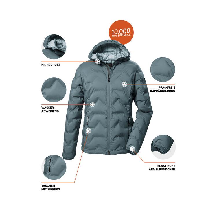 KILLTEC KILLTEC KOW 8 WMN QLTD JCKT Funktionsjacke Damen - Blau305 - 4 | SportScheck