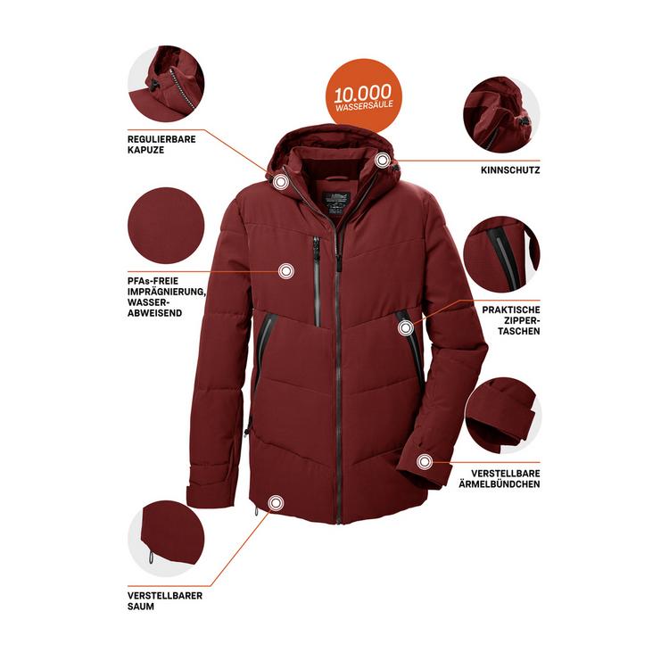 KILLTEC KILLTEC KOW 1 MN QLTD JCKT Funktionsjacke Herren - Rot4523 - 3 | SportScheck