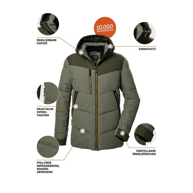 KILLTEC KILLTEC KOW 306 MN QLTD JCKT Funktionsjacke Herren - Oliv - 3 | SportScheck