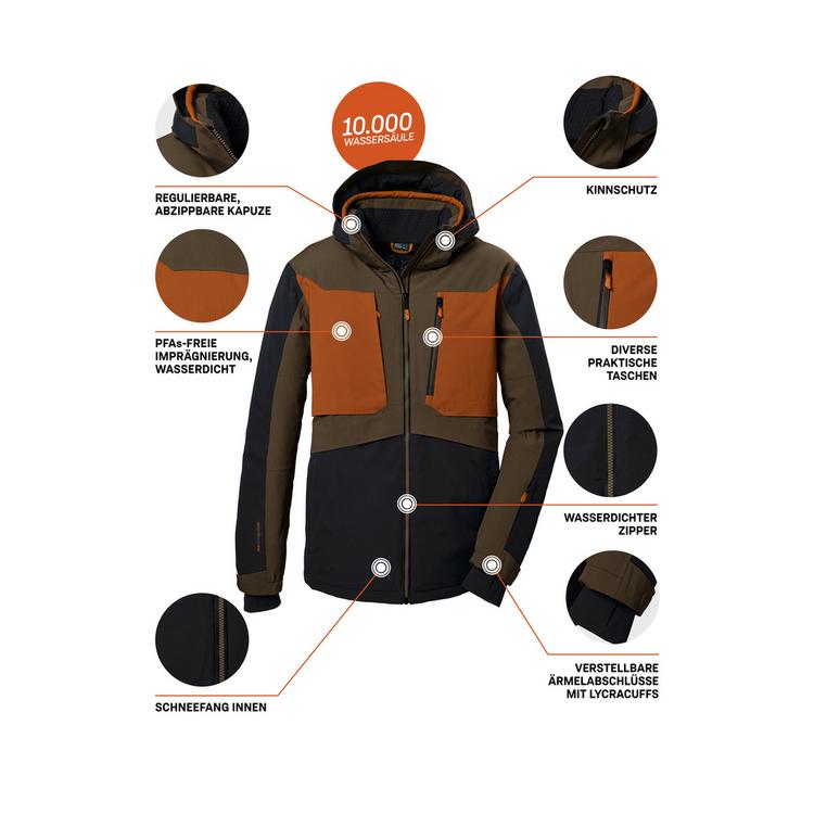 KILLTEC KILLTEC KSW 47 MNJCKT Skijacke Herren - Gr&uuml;n2032 - 3 | SportScheck