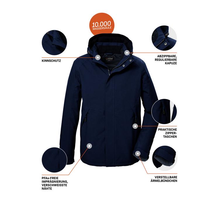 KILLTEC KILLTEC KOW 4 MN JCKT Funktionsjacke Herren - Blau3044 - 3 | SportScheck