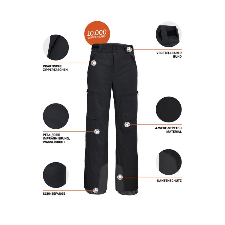 KILLTEC KILLTEC KSW 51 MNPNTS Skihose Herren - Schwarz0110 - 3 | SportScheck