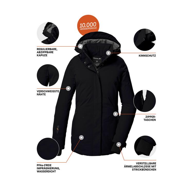 G.I.G.A. DX by killtec G.I.G.A. DX by killtec GW 6 WMN JCKT Softshelljacke Damen - Schwarz0110 - 3 | SportScheck