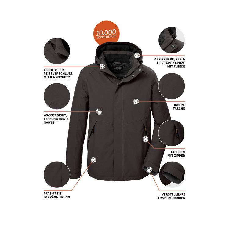 KILLTEC KILLTEC KOW 4 MN JCKT Funktionsjacke Herren - Braun5941 - 3 | SportScheck