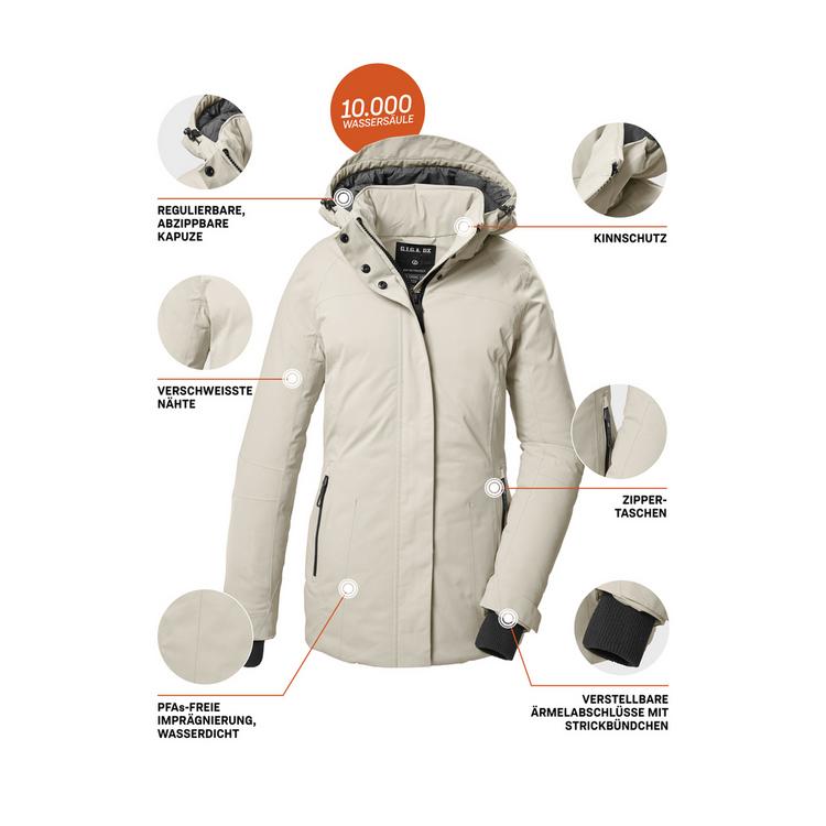 G.I.G.A. DX by killtec G.I.G.A. DX by killtec GW 6 WMN JCKT Softshelljacke Damen - Beige8010 - 3 | SportScheck