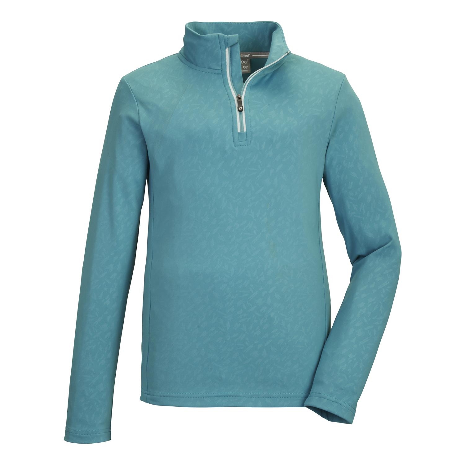 KILLTEC KSW 327 GRLS LS SHRT Rundhalspullover M&auml;dchen - Gr&uuml;n2068