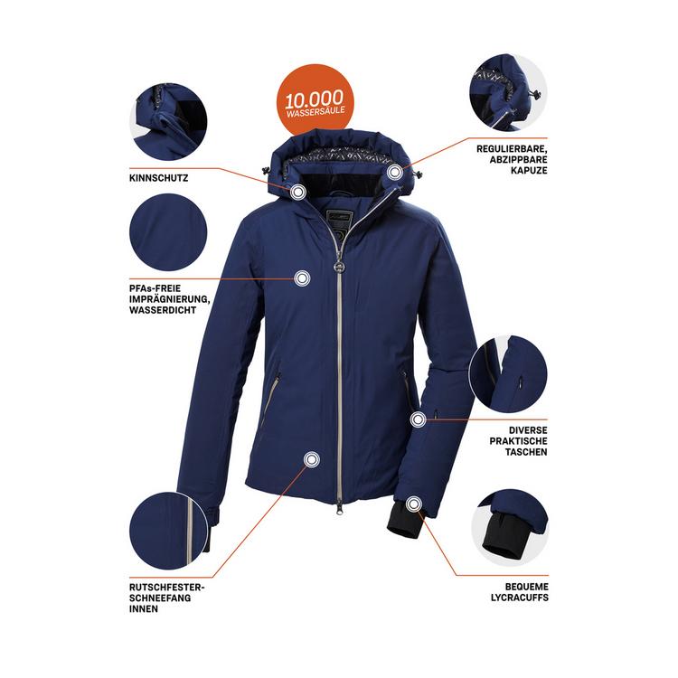 KILLTEC KILLTEC KSW 104 WMNJCKT Skijacke Damen - Blau3065 - 4 | SportScheck