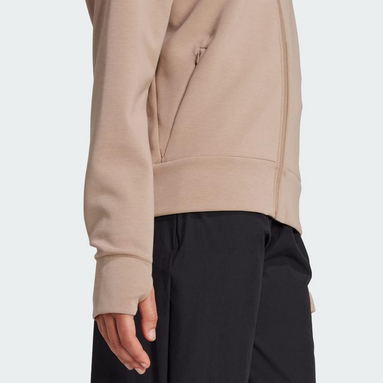 adidas adidas Designed 4 Training Kapuzenjacke Hoodie Damen - Chalky Brown - 1 | SportScheck