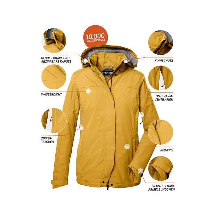 KILLTEC KILLTEC KOS 11 WMN JCKT Softshelljacke Damen - Gelb7023 - 3 | SportScheck