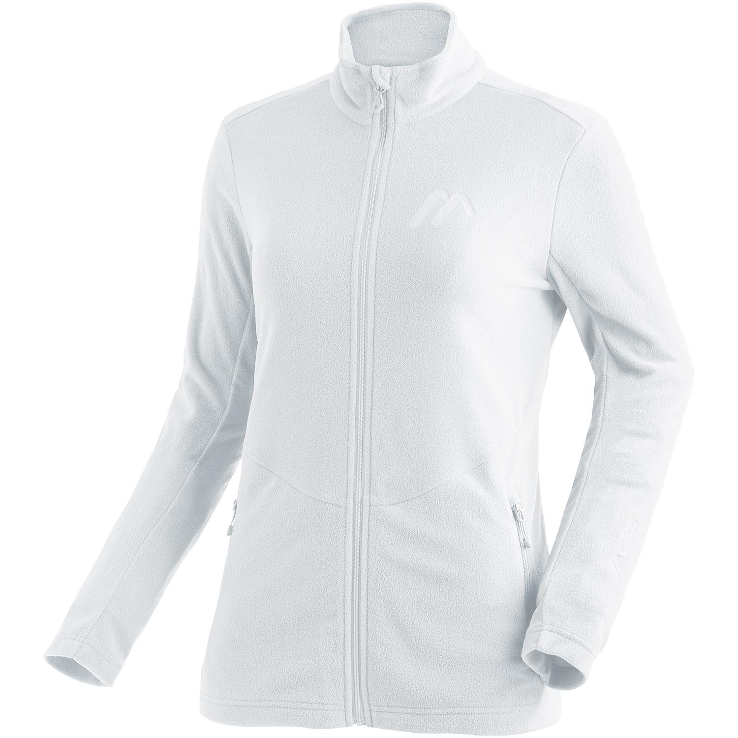 Maier Sports Denise Fleecejacke Damen - Wei&szlig;